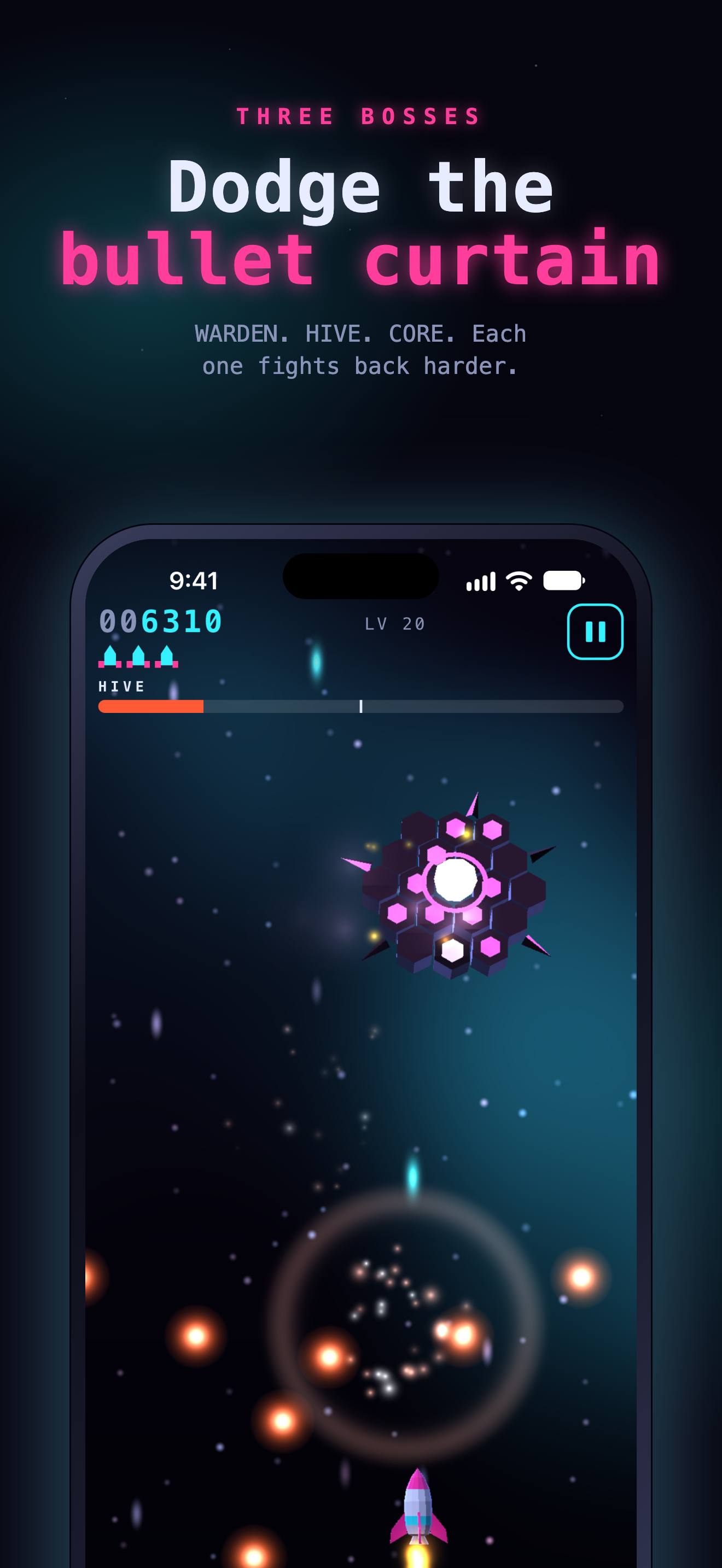 Fighting the Hive boss on level 20